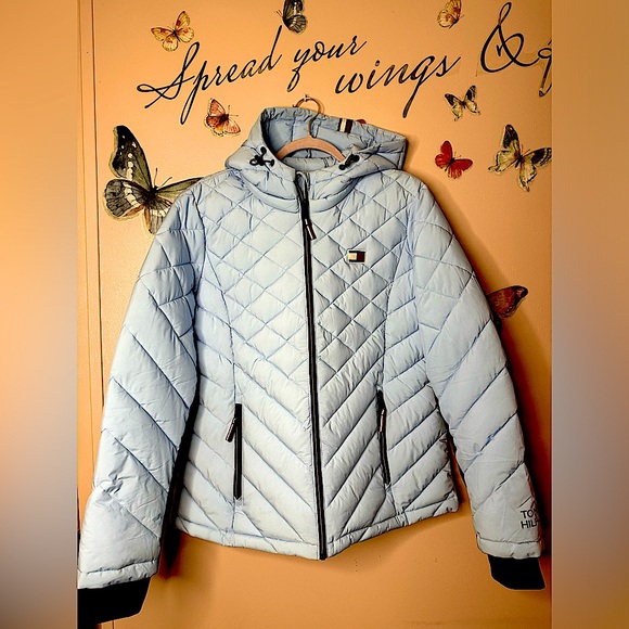 Tommy Hilfiger Jackets & Blazers - Tommy Hilfiger Baby Blue Coat